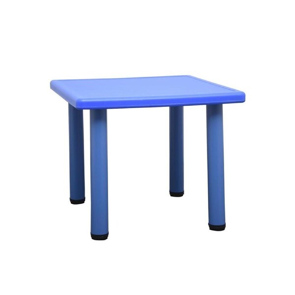 60x60cm Kid's Adjustable Square Table Desk Blue