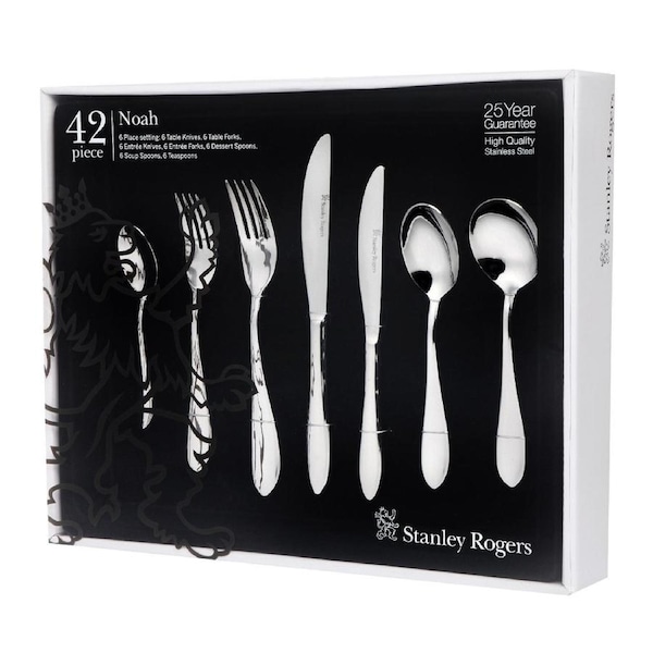 Stanley Rogers 42 Piece Noah Cutlery Set