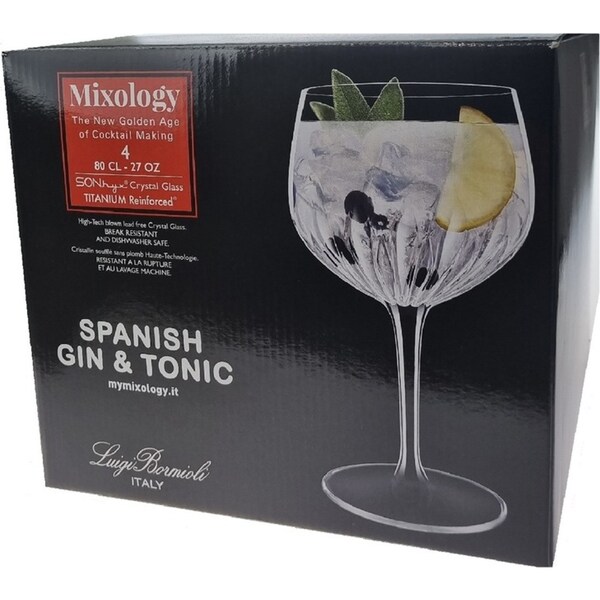 Luigi Bormioli Mixology Gin & Tonic Glasses Set 4