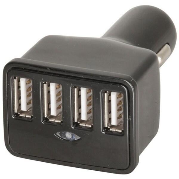 4 Port USB Car Charger 6.2A