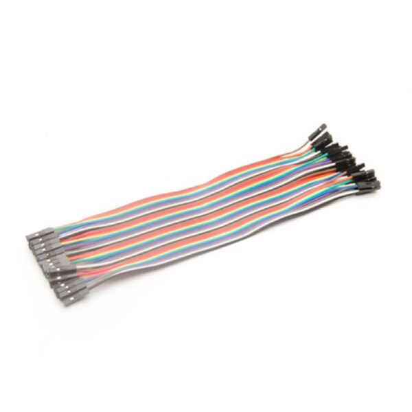 Arduino 40 Piece 150mm Socket to Socket Jumper Wire Lead kit