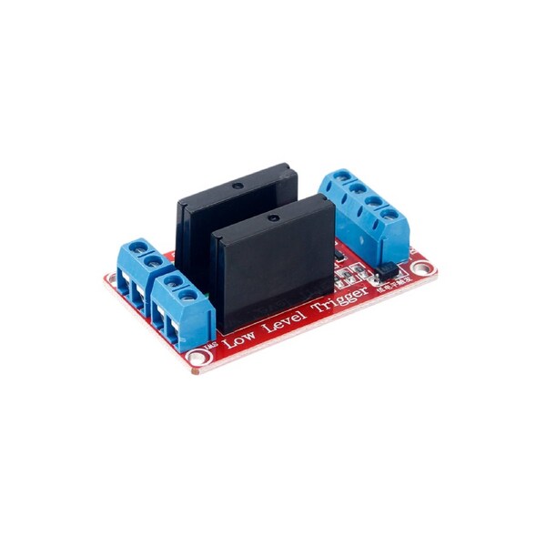 Double Pole/Channel Solid State Relay Module for Arduino Projects