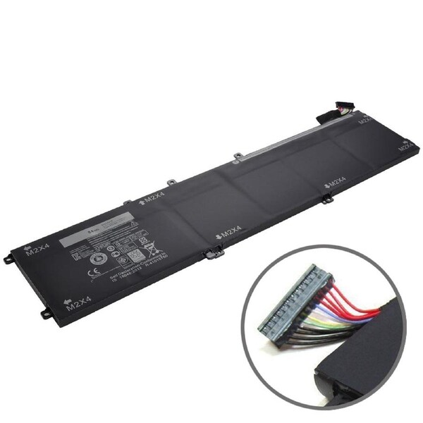 84Wh Dell XPS 15 9550 Precision 5510 M5510 Laptop Replacement Battery, Only fit battery part # 4GVGH