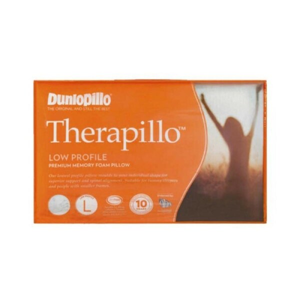 Therapillo Low Profile Memory Foam Pillow