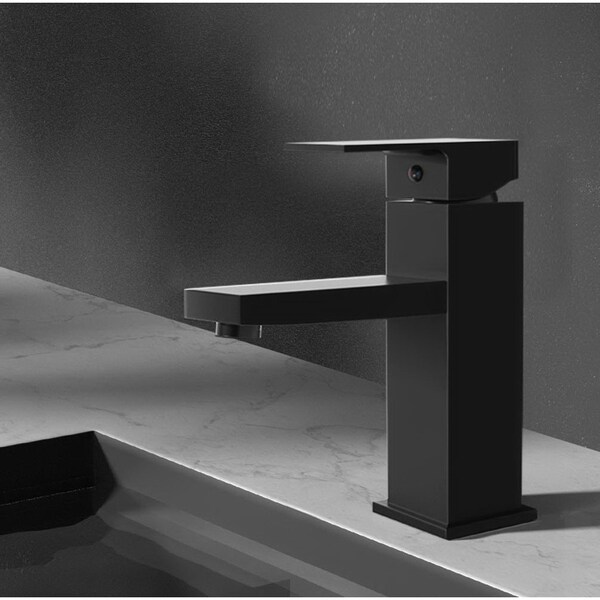 18cm Cefito Bathroom Taps Mixer Tap Basin Faucet Sink WELS Black