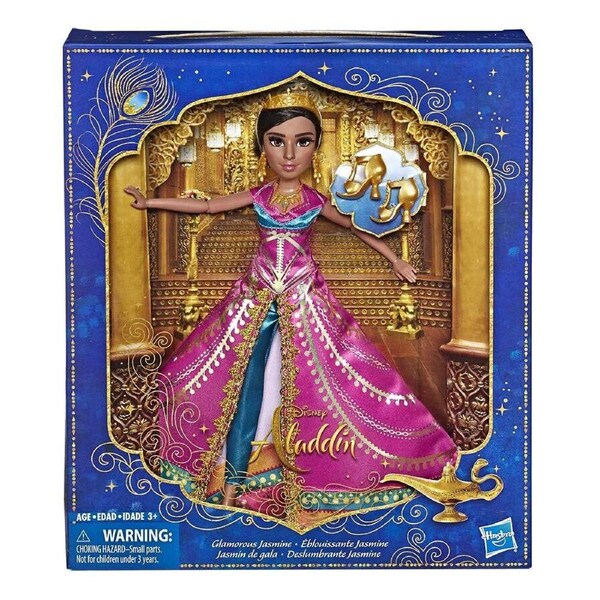 Disney Aladdin Glamorous Jasmine Deluxe Fashion Doll with Accessories