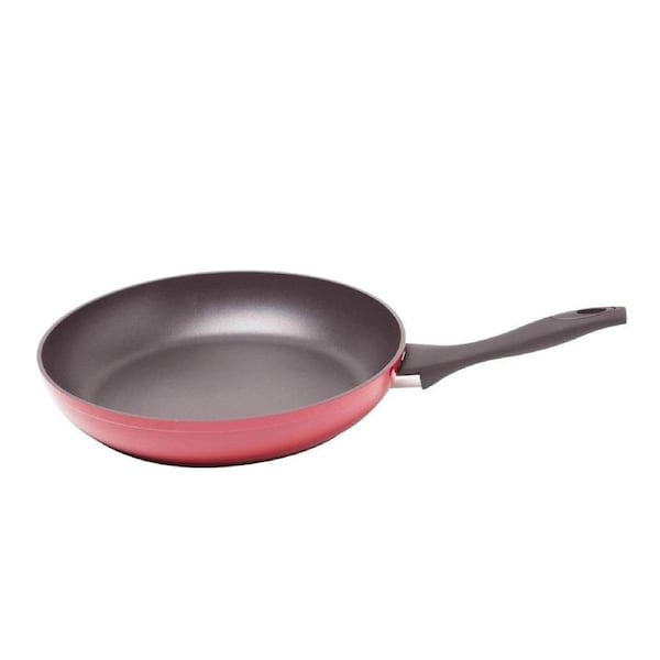 Baccarat Flame Forged Aluminium Non-Stick Frypan Black & 30cm Red