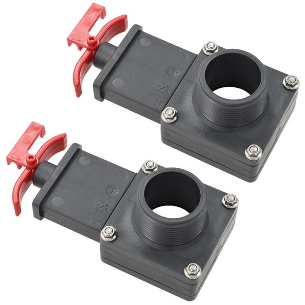 Pool Gate Valve 2 pcs 1.5" vidaXL