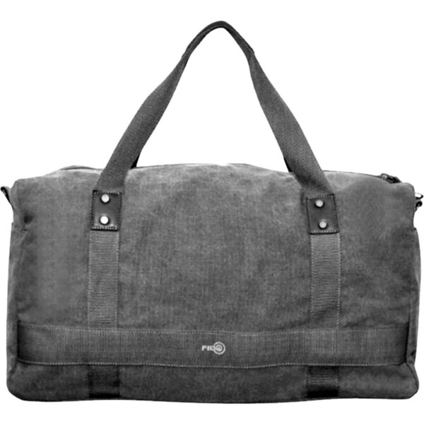FIB 52cm Canvas Travel Duffle Bag Casual Duffel - Black