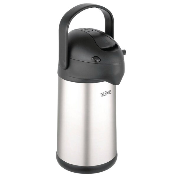 Thermos Stainless Steel Vacuum Insulated Pump Pot 2.5L