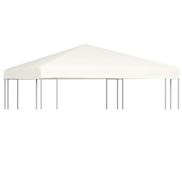 Gazebo Top Cover 310 g/m? 3x3 m Cream White vidaXL