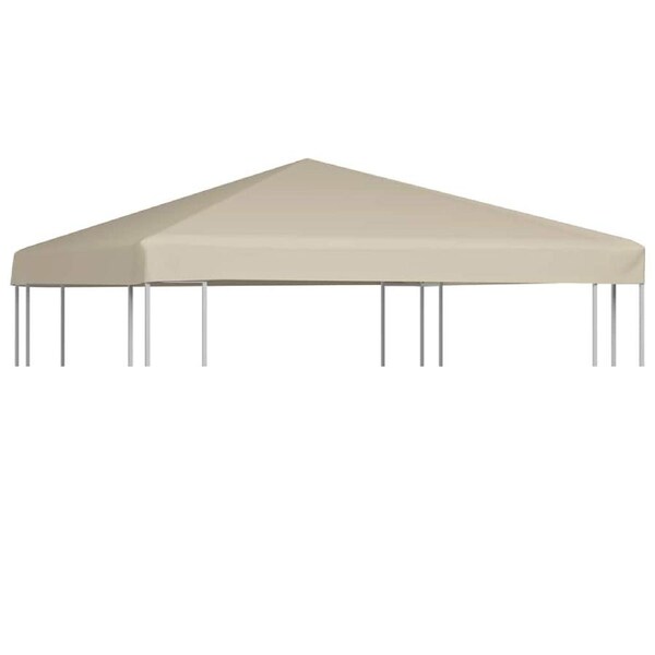 Gazebo Top Cover 310 g/m? 3x3 m Beige vidaXL
