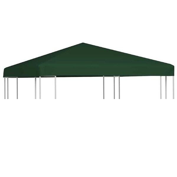 Gazebo Top Cover 310 g/m? 3x3 m Green vidaXL