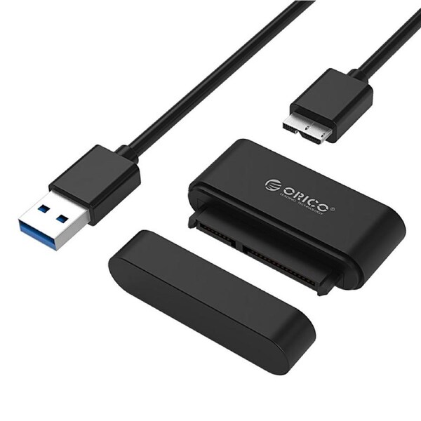 Orico 20UTS 2.5 Inch SATA SSD HDD Hard Drive Converter Adapter Black USB 3.0 Cable