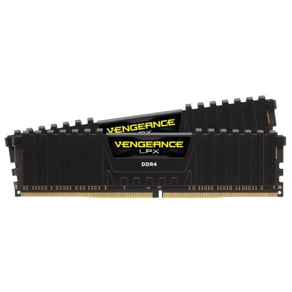 Corsair 16GB 2x 8GB Vengeance LPX DDR4 3200MHz C16 Desktop Gaming Memory Black [CMK16GX4M2E3200C16]