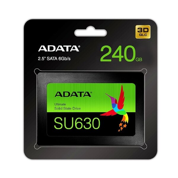 Adata 240GB Ultimate SU630 Solid State Drive QLC 3D NAND Flash SATA 2.5" SSD [ASU630SS-240GQ-R]