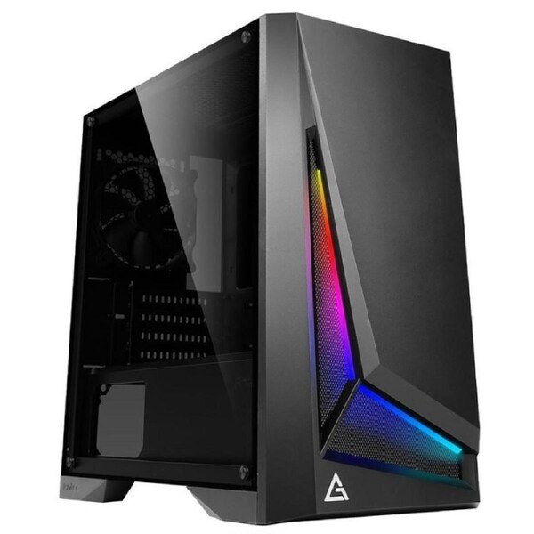 Antec DP301M Dark Phantom Micro ATX Gaming Case ARGB Front LED Tempered Glass