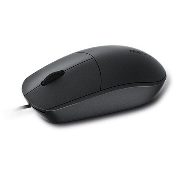 Rapoo N100 Wired USB Optical 1600DPI Mouse Ambidextrous Design Anti-slip Scroll [N100-BK]