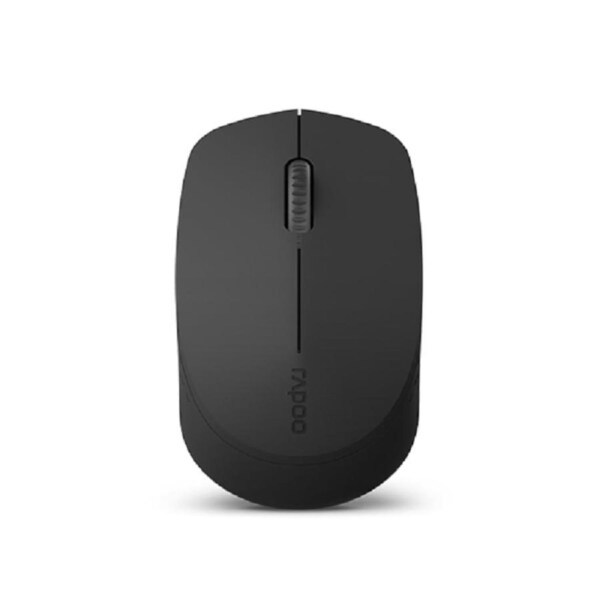 Rapoo M100 2.4GHz & Bluetooth 3 / 4 Quiet Click Wireless Mouse Black - 1300dpi [M100 Black]