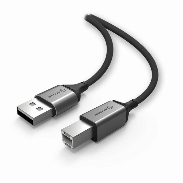 Alogic 5m Ultra USB2.0 USB-A (Male) to USB-B (Male) Cable for Printers Doc etc. [U25ABRBK]