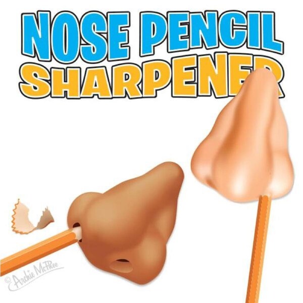 Archie McPhee - Nose Pencil Sharpener