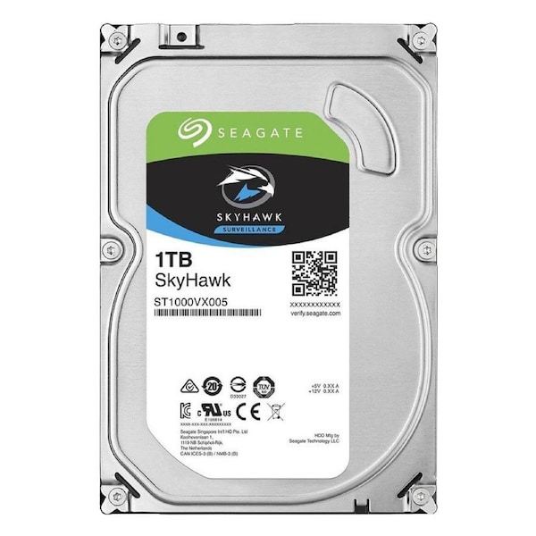 Seagate Skyhawk CCTV Surveillance 1TB 3.5" Internal Hard Disk Drive HDD DVR NVR