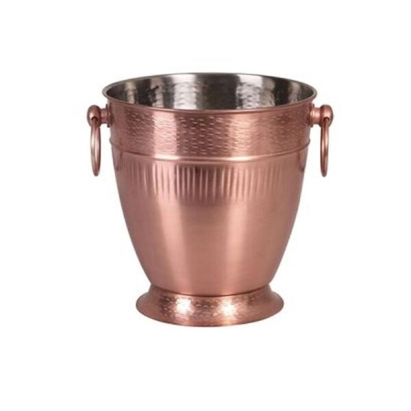 Moda Ribbed Copper Look Champagne Bucket