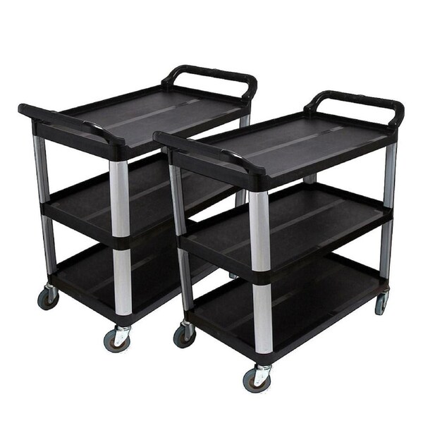 SOGA 2X 3 Tier Food Trolley Mechanic Kitchen Small