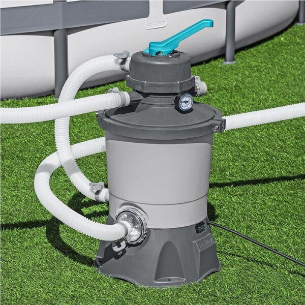 Bestway 800GPH Sand Filter Pool Pump 3028L/H Pools Flowclear Filters
