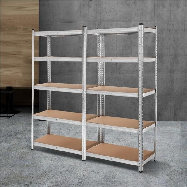 Giantz 2x1.8M Garage Shelving Warehouse Rack Pallet Racking Storage Shelf Silver