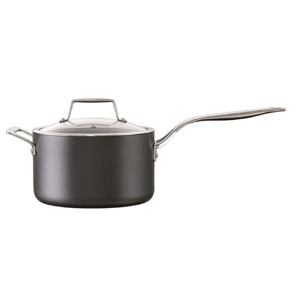 Cuisine::pro Diamond 9 Hard Anodised Non-Stick Saucepan with Lid 20X12cm