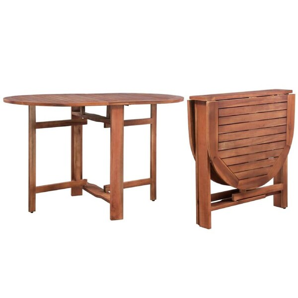 Garden Table 120x70x74 cm Solid Acacia Wood vidaXL