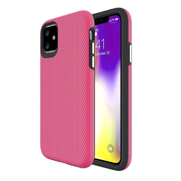 For iPhone 11 Case Armour Shockproof Strong Protective Light Slim Cover, Pink