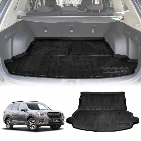 Boot Liner for Subaru Forester 5th Gen 2018-2025 Without Subwoofer All Weather Heavy Duty Cargo Trunk Cover Mat Luggage Tray Car Accessories