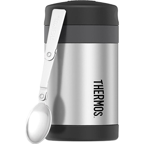Thermos Vacuum Insulated Food Jar 470ml 8.9X8.9X16.2cm - Stainless Steel