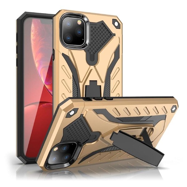 For iPhone 11 Pro Case, Armour Strong Shockproof Cover Kickstand, Gold