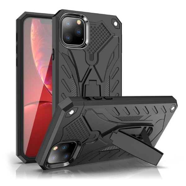 For iPhone 11 Pro Max Case, Armour Strong Shockproof Cover Kickstand, Black