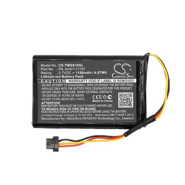 Replacement Battery for TomTom Go 600 610 4FA60 P6 AHA1111107 GPS Navigation