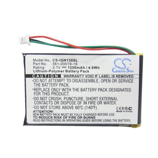 Replacement Battery for Garmin Nuvi 1300 1340T Pro 1350 1350T 1370 1370T 1375T 1390 1390T 1490 361-00019-12 361-00019-16 GPS Navigator Edge 605 Edge 705