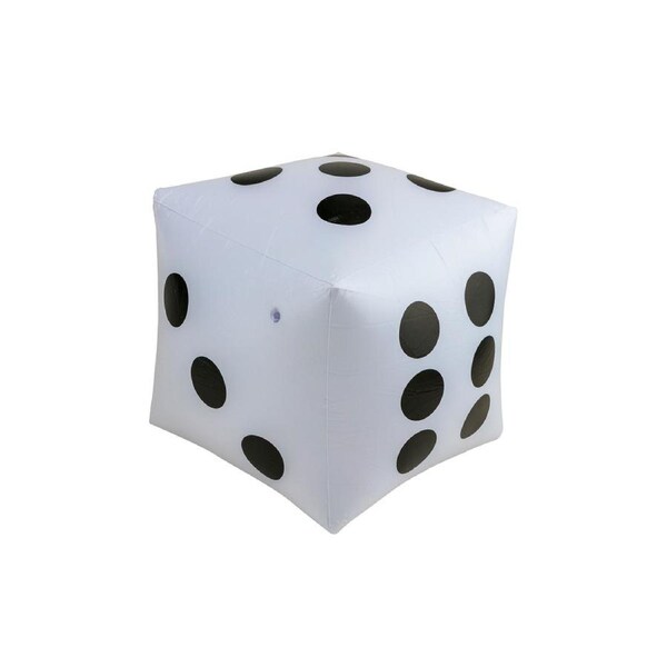 Inflatable Giant Die with Plastic Pump 52cm Diameter