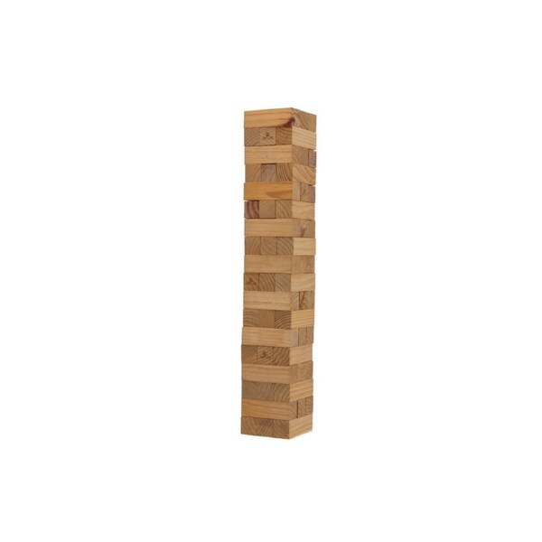 54 Piece Deluxe Jenjo Outdoor Wood Block Game 127cm