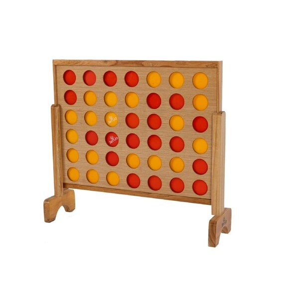 Mega 4 Plywood Connect Four In A Row Game Set 69x79cm
