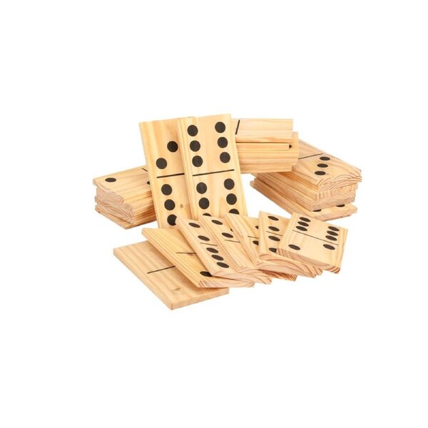 Mega Outdoor Dominoes Game Set with 28 Pieces 30cm