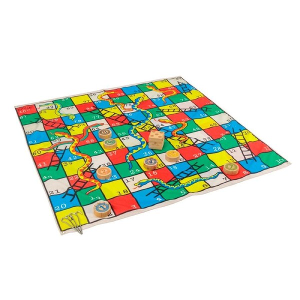 2 In 1 Giant Snakes, Dots & Ladders1.5 Mat