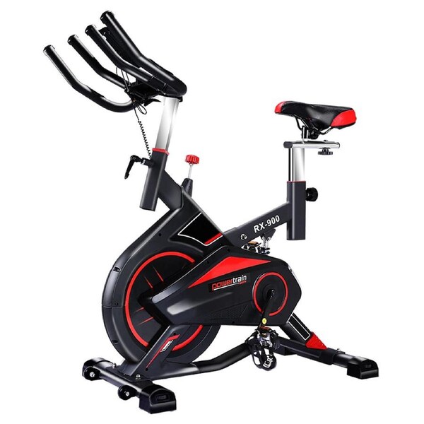 Powertrain Spin Bike RX-900 Exercise Home Gym Fitness Equipment Cardio Machine - Red