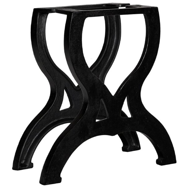 Coffee Table Legs 2 pcs X-Frame Cast Iron vidaXL