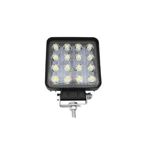 Elinz 48W LED Work Light Square 60 Degrees Flood Lamp Fog IP67 Offroad Tractor Jeep 12V 24V