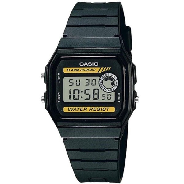 Casio F-94WA-9 Black & Yellow Basic Retro Vintage Series Unisex Digital Watch