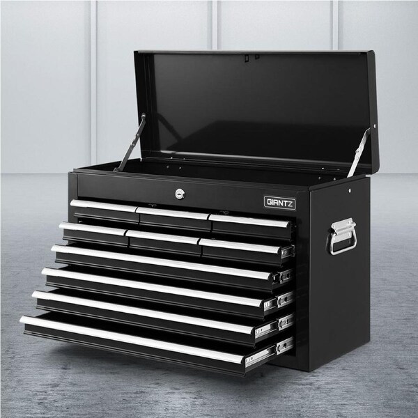 Giantz Tool Chest 10 Drawers Toolbox Storage Black