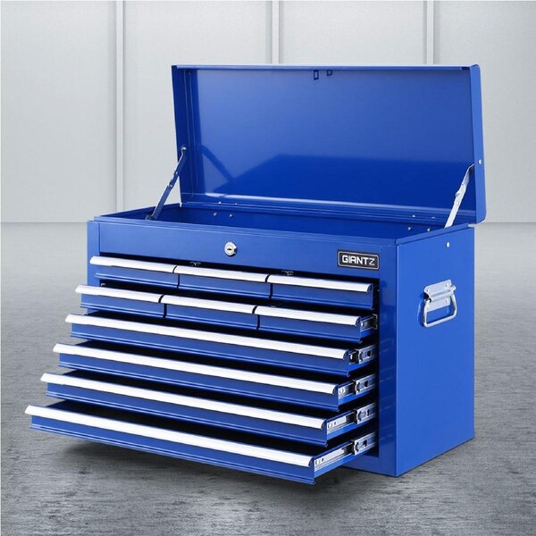 Giantz 10-Drawer Tool Chest Cabinet Toolbox Storage Blue